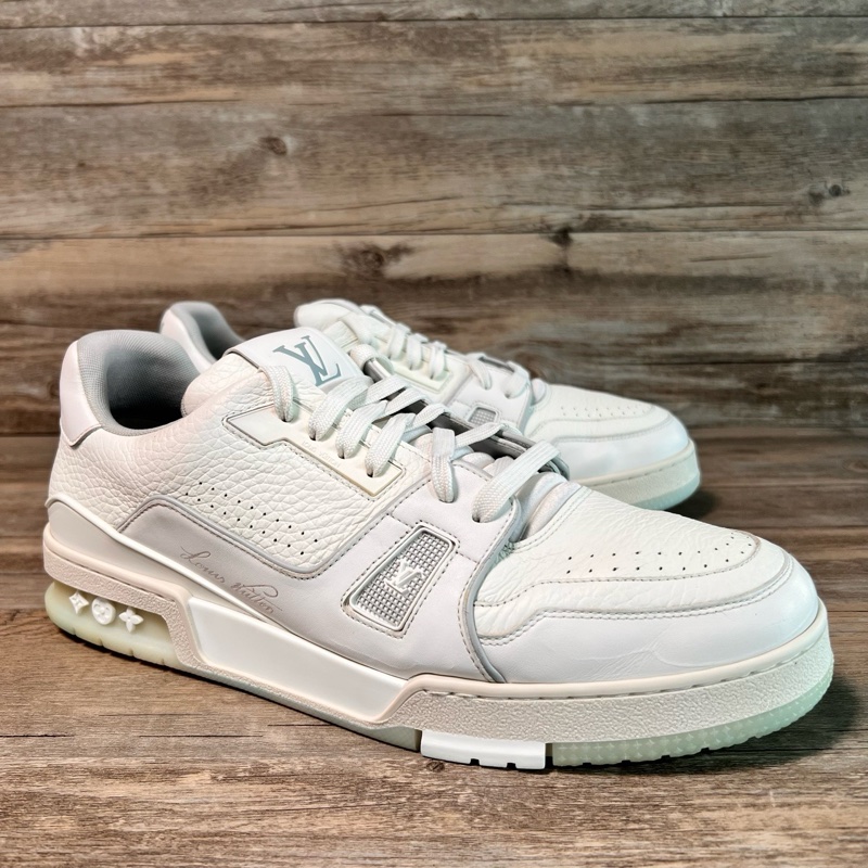 LV trainer Louis VUITTON 白水泥 白色 灰白 44.5碼-1