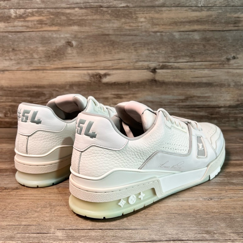 LV trainer Louis VUITTON 白水泥 白色 灰白 44.5碼-2