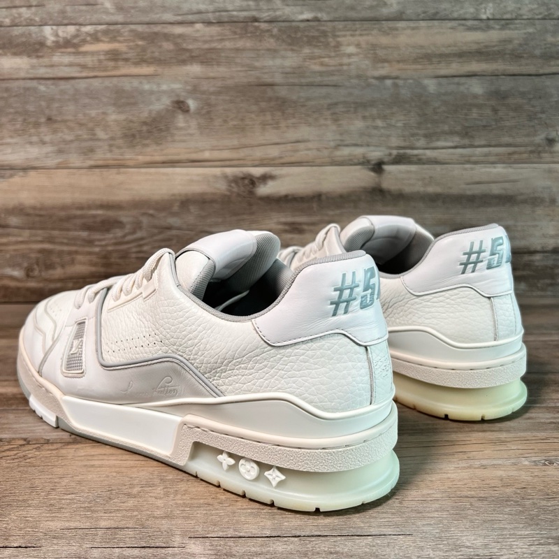LV trainer Louis VUITTON 白水泥 白色 灰白 44.5碼-3