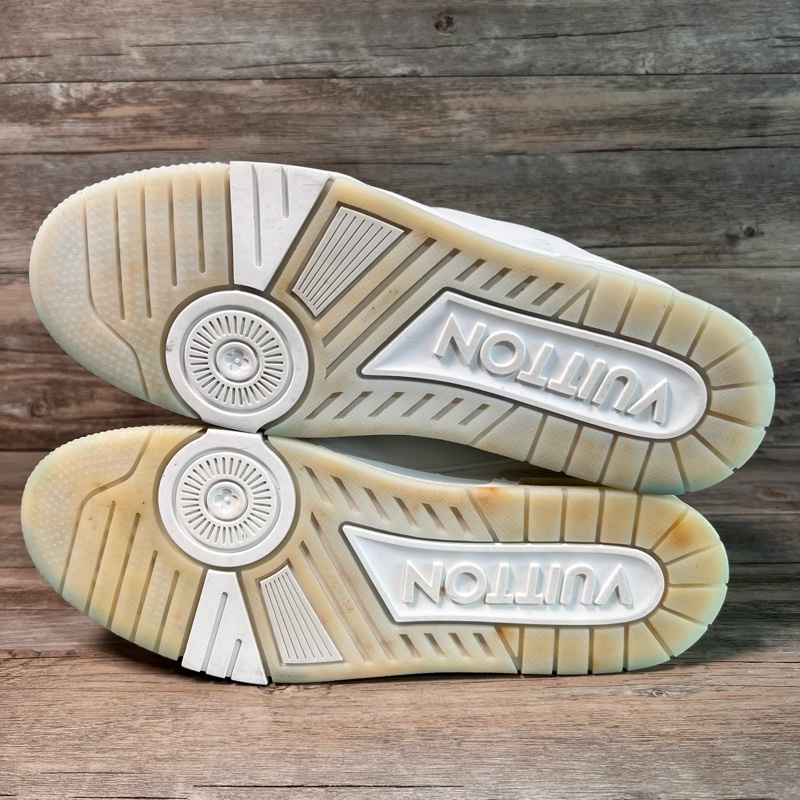 LV trainer Louis VUITTON 白水泥 白色 灰白 44.5碼-9