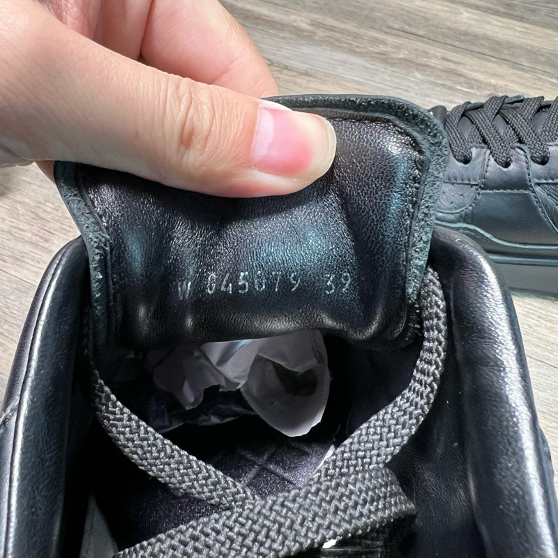 香奈兒 channel 黑色 空軍一號板鞋 休閒鞋 全皮材質 39碼-7