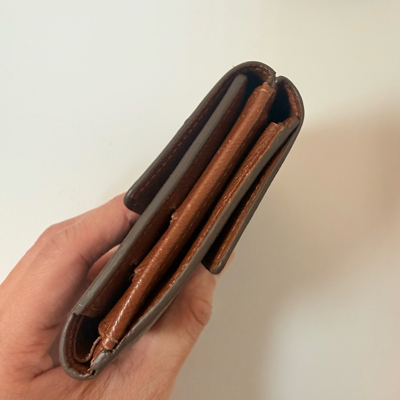 ✔️LV Louis Vuitton 路易威登 Monogram M61652 原花金扣三折零錢短夾-25