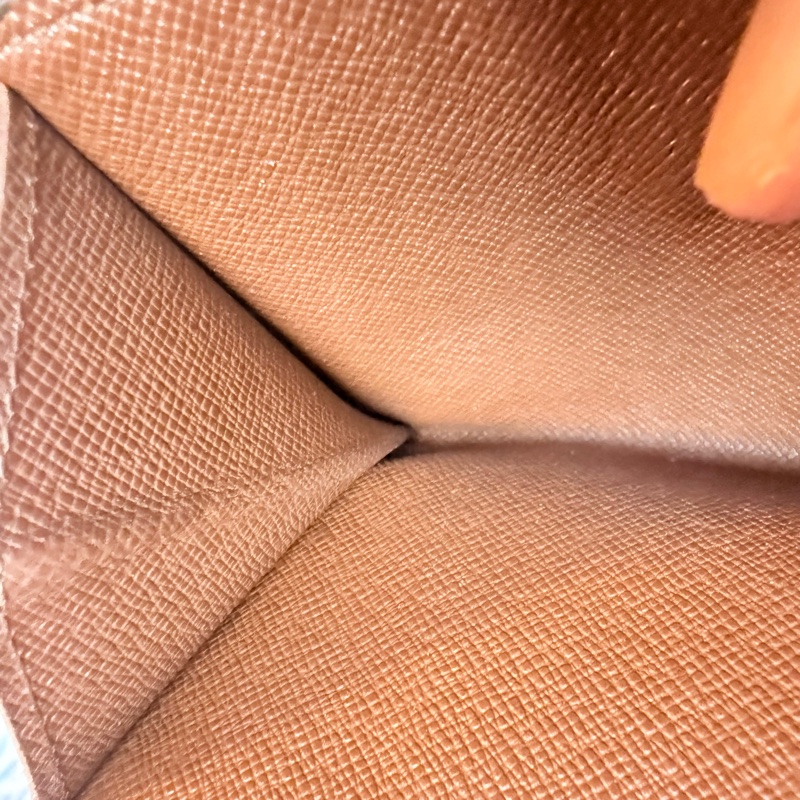 ✔️LV Louis Vuitton 路易威登 Monogram M61652 原花金扣三折零錢短夾-38