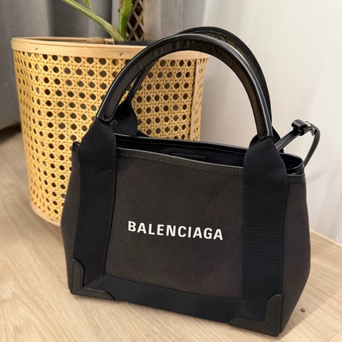 balaenciaga  navy cabas 托特包 XS