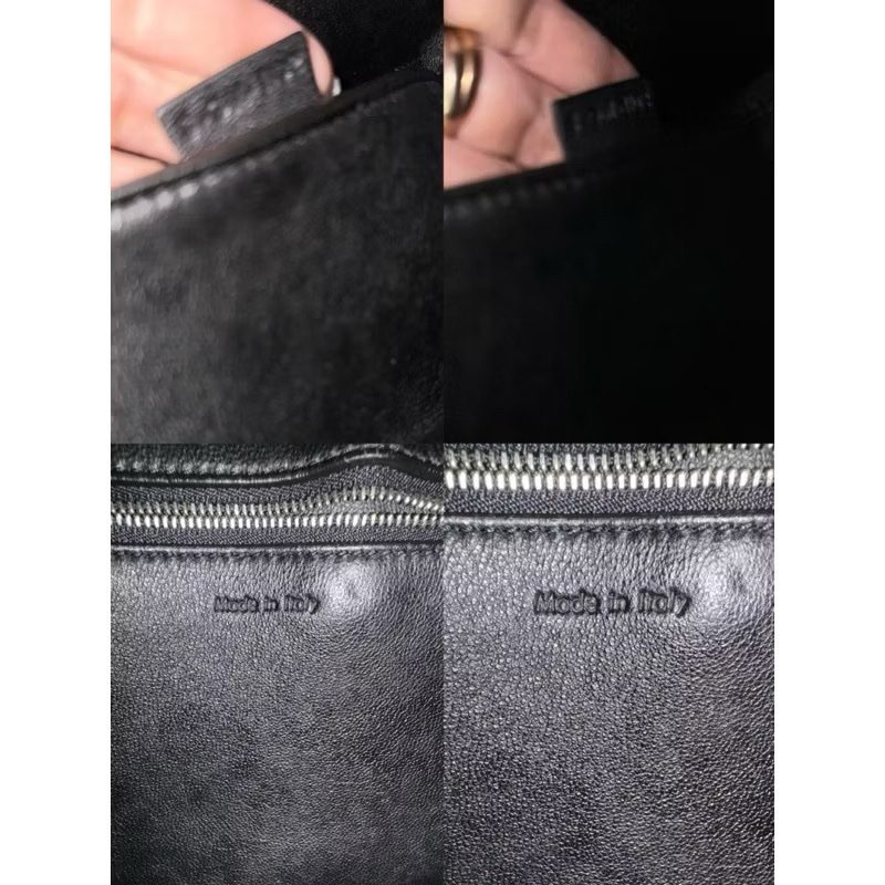 Celine 皮草手提肩背包-4