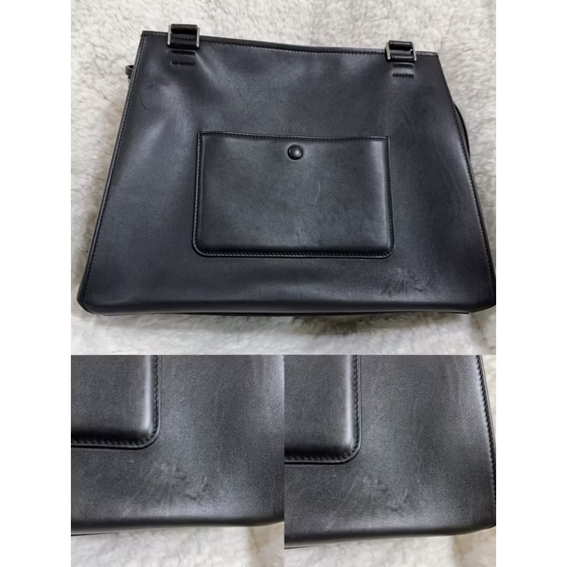 Celine 皮草手提肩背包-7