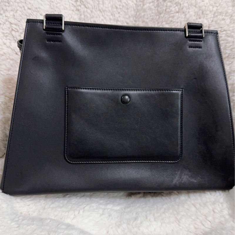 Celine 皮草手提肩背包-25