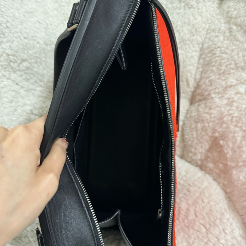 Celine 皮草手提肩背包-39