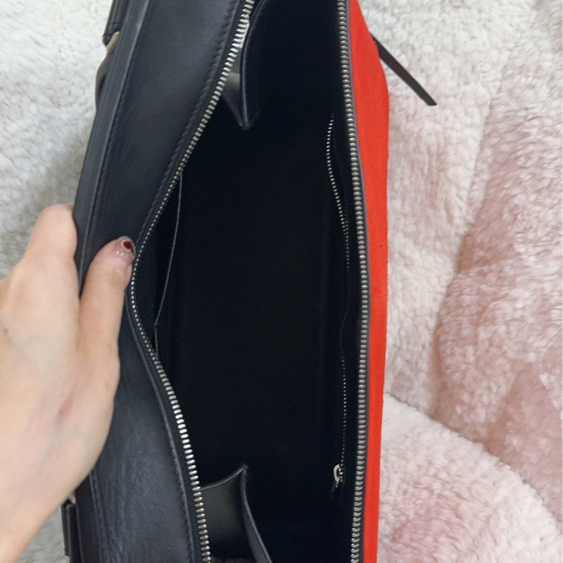 Celine 皮草手提肩背包-59