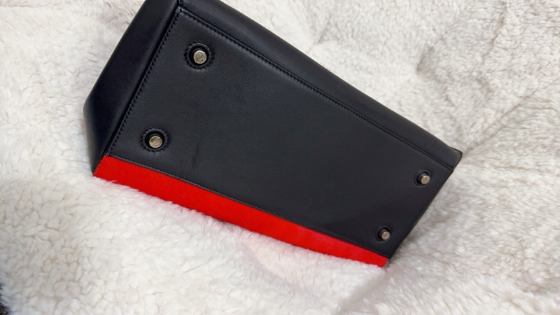 Celine 皮草手提肩背包-65