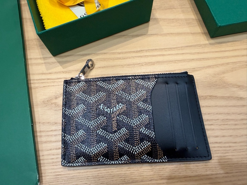 GOYARD卡夾 BOURBON拉鍊卡夾 黑色 義大利購買-0