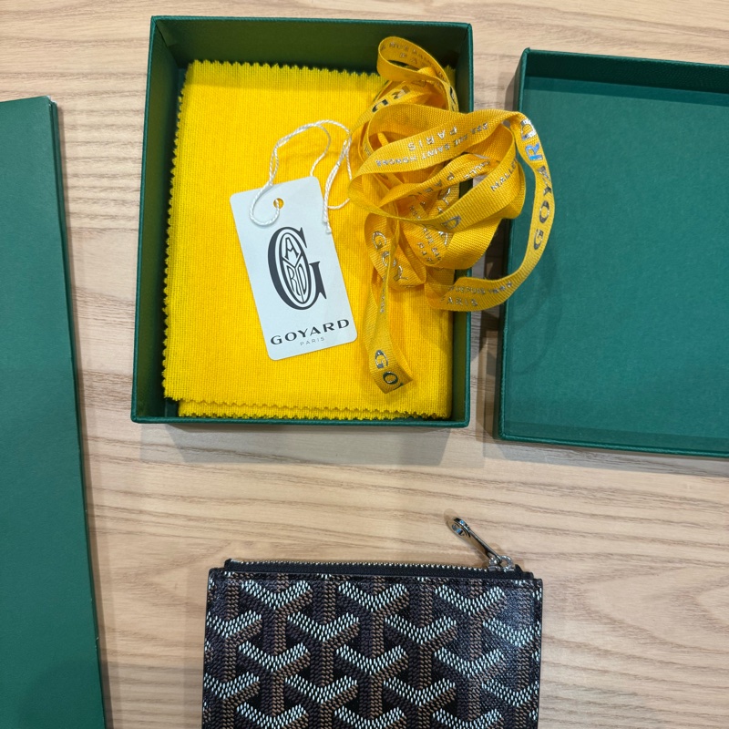 GOYARD卡夾 BOURBON拉鍊卡夾 黑色 義大利購買-3