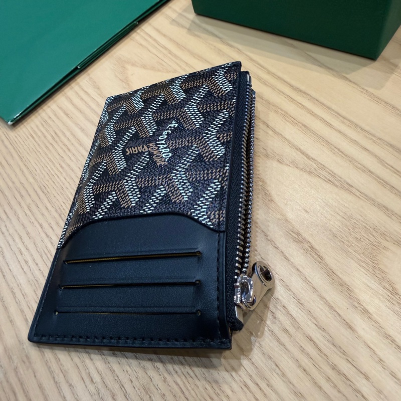 GOYARD卡夾 BOURBON拉鍊卡夾 黑色 義大利購買-16