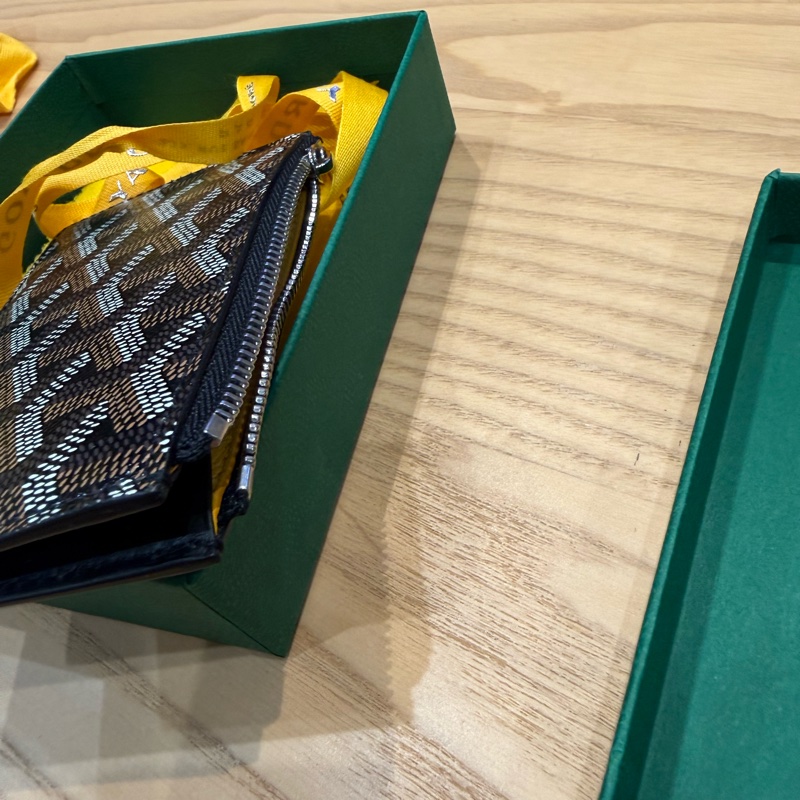 GOYARD卡夾 BOURBON拉鍊卡夾 黑色 義大利購買-23