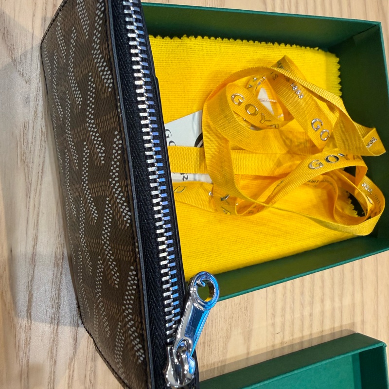 GOYARD卡夾 BOURBON拉鍊卡夾 黑色 義大利購買-25