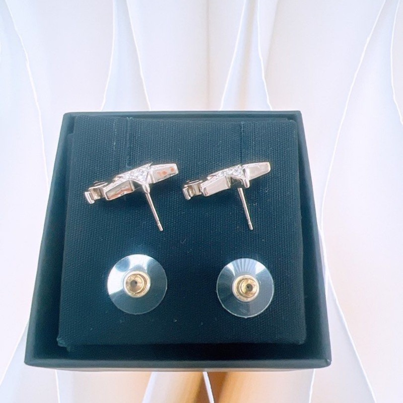 Chanel 23b 星星水鑽耳環-4