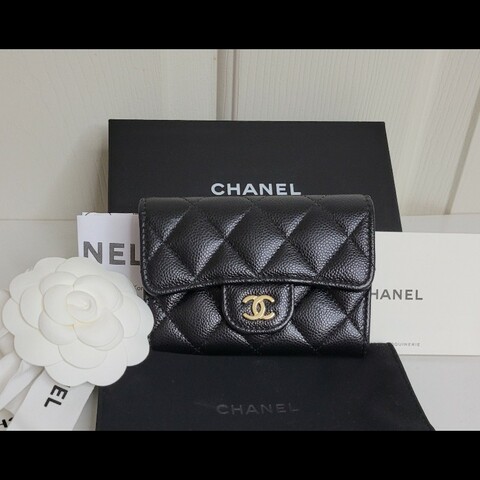 🧸chanel 新款CF卡夾 內拉鍊夾層
