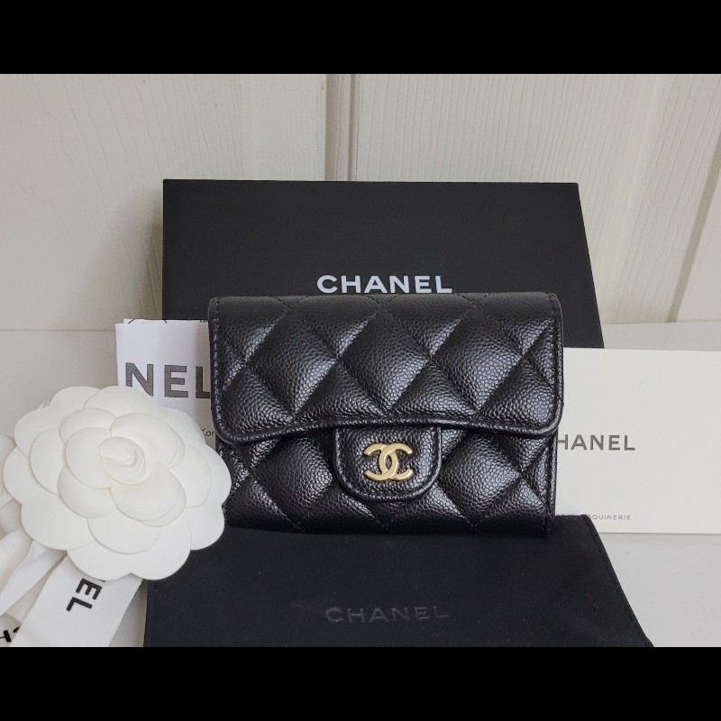 🧸chanel 新款CF卡夾 內拉鍊夾層-0