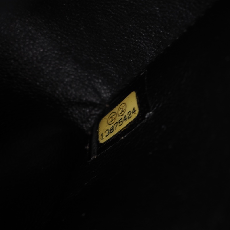 CHANEL CF25 荔枝皮黑銀-23