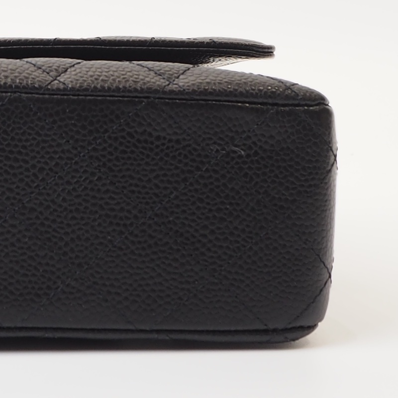 CHANEL CF25 荔枝皮黑銀-25