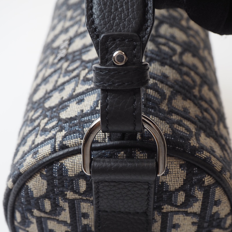 DIOR老花圓筒斜背包-4