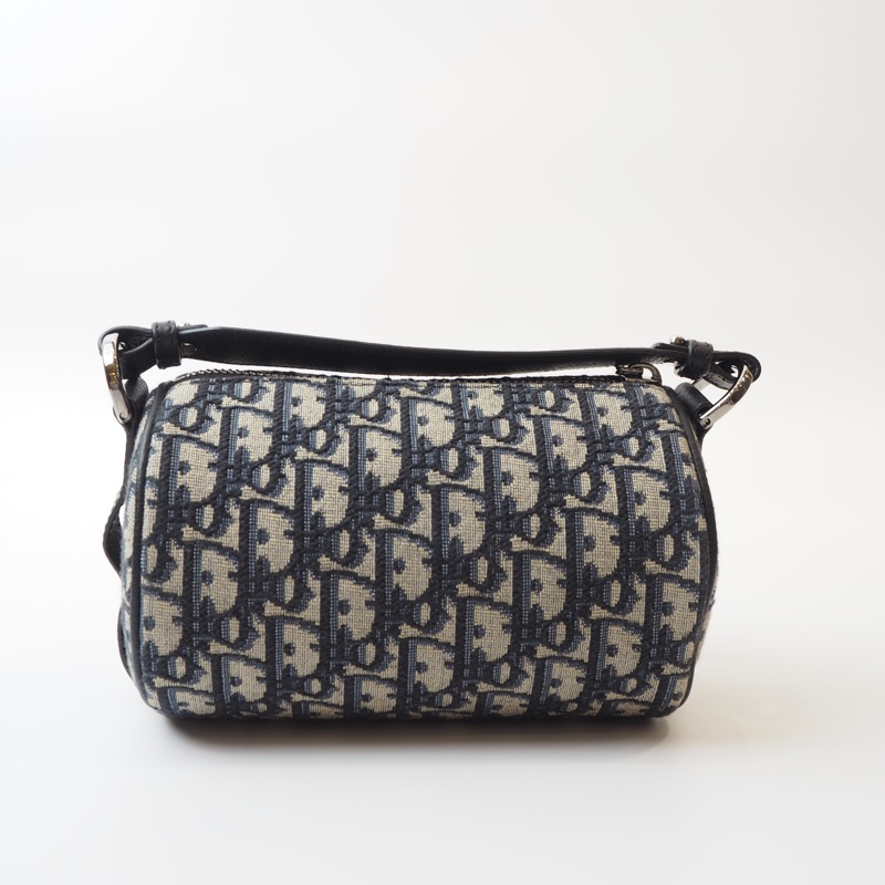 DIOR老花圓筒斜背包-10