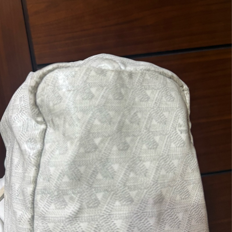 goyard 托特包 Saint Louis PM  白色 Goyard 最經典的入門款 防水 子母包-4