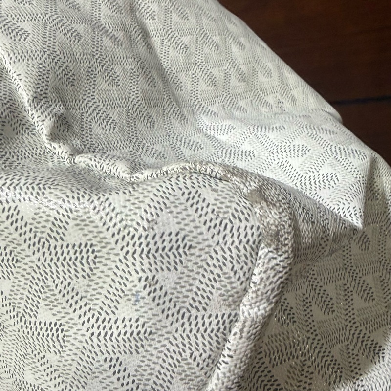 goyard 托特包 Saint Louis PM  白色 Goyard 最經典的入門款 防水 子母包-7