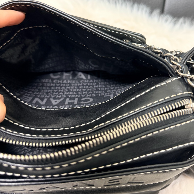 🖤Chanel LAX Accordion 手風琴包（黑色銀鍊）-7