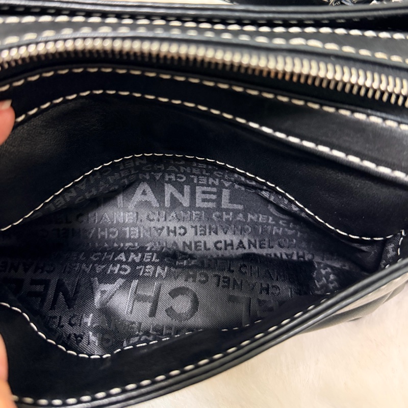 🖤Chanel LAX Accordion 手風琴包（黑色銀鍊）-8