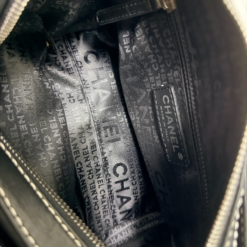 🖤Chanel LAX Accordion 手風琴包（黑色銀鍊）-9