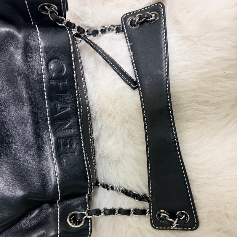 🖤Chanel LAX Accordion 手風琴包（黑色銀鍊）-10