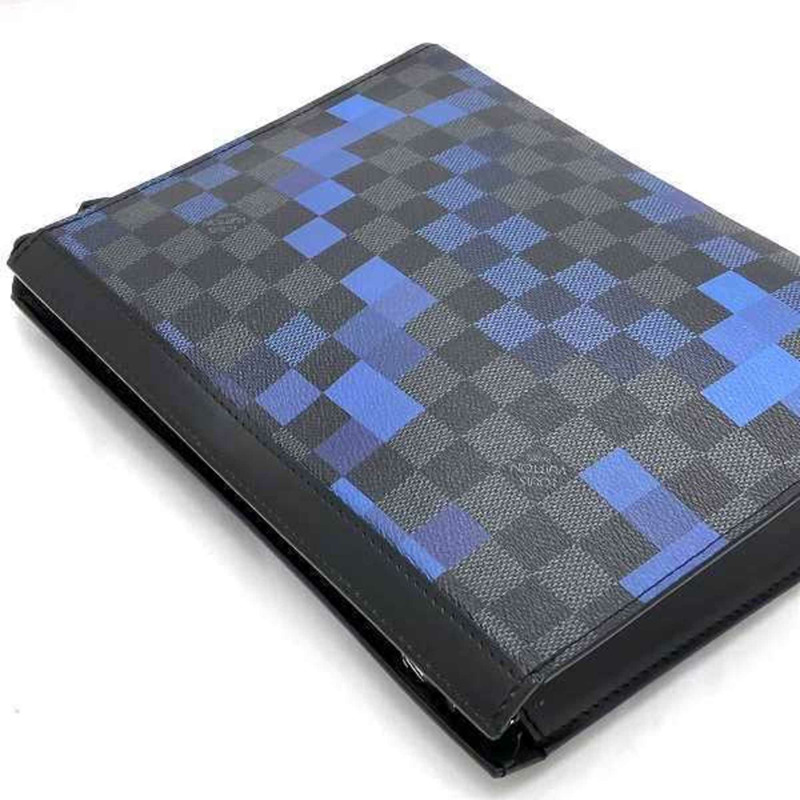 路易威登 Damier Graphite Pochette Voyage MM N60174 男士手提包/手拿包，免運費-8