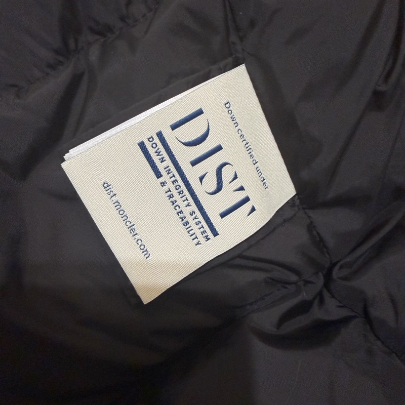 Moncler經典基本款黑色連帽羽絨背心外套-6