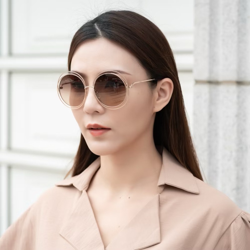 CHLOE太陽眼鏡（金色大框）-4