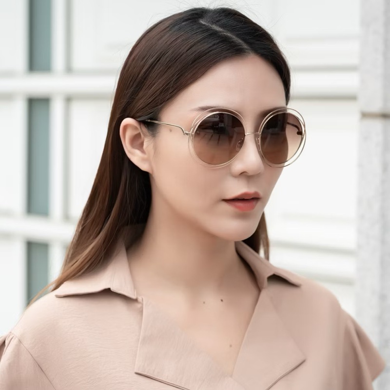 CHLOE太陽眼鏡（金色大框）-5