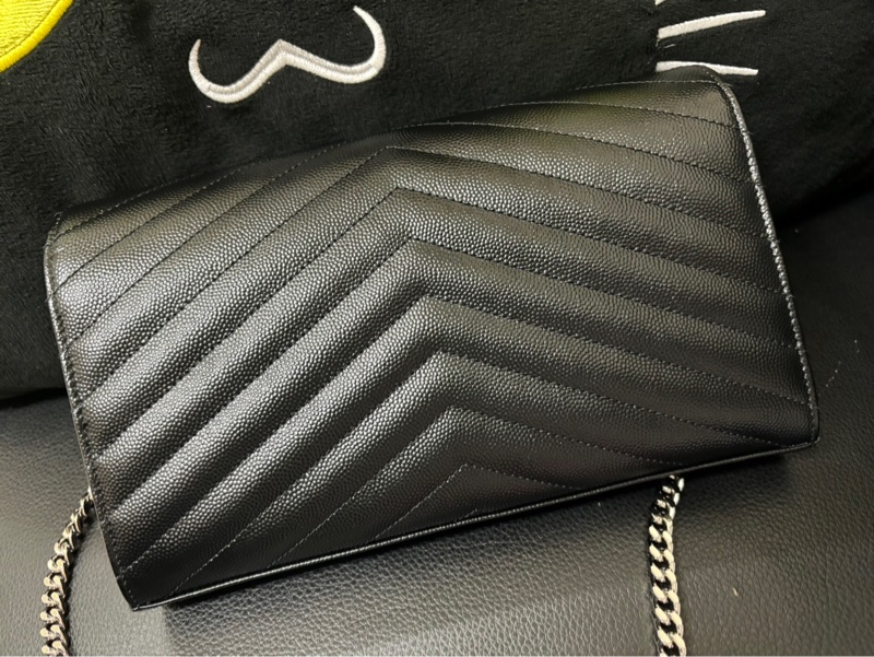 YSL WOC大號黑銀-7