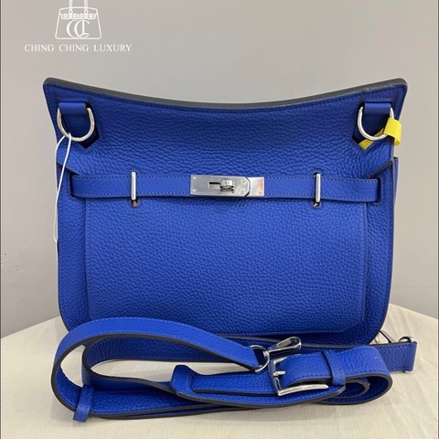 🌈Hermes💙Jypsiere 28💙藍色銀扣🌟98新🌈stamp R🌟愛馬仕🌟