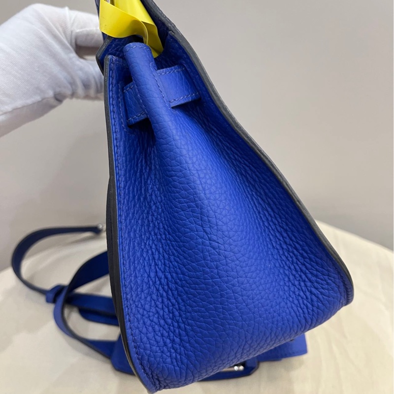 🌈Hermes💙Jypsiere 28💙藍色銀扣🌟98新🌈stamp R🌟愛馬仕🌟-6