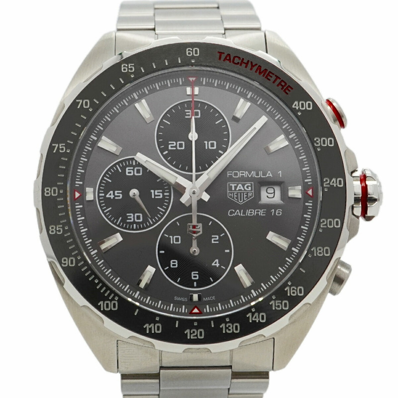 TAG Heuer Formula 1 CAZ2012 男士灰色錶盤腕錶-0