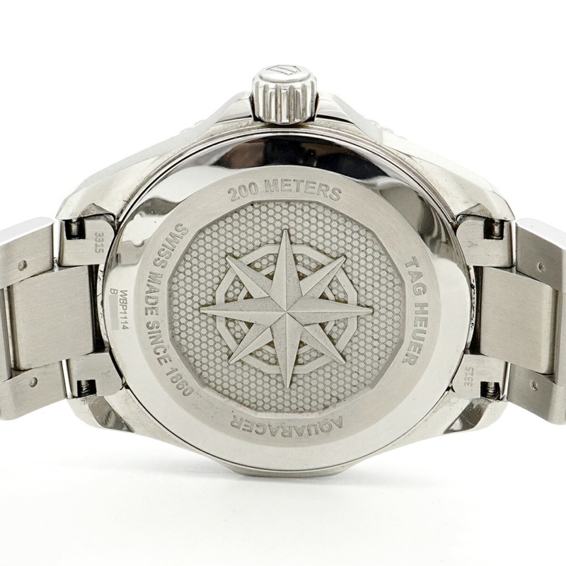 TAG Heuer Aquaracer WBP1114 黑色錶盤男士手錶-4