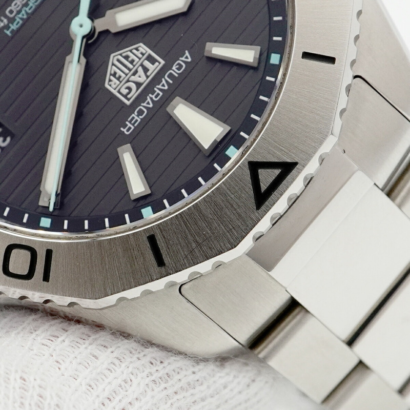 TAG Heuer Aquaracer WBP1114 黑色錶盤男士手錶-6