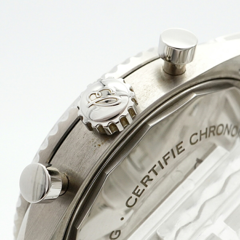 百年靈飛行員8型A13316海軍藍錶盤男士腕錶-8