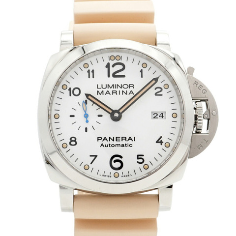 沛納海 Luminor Marina PAM01499 白色錶盤男士腕錶