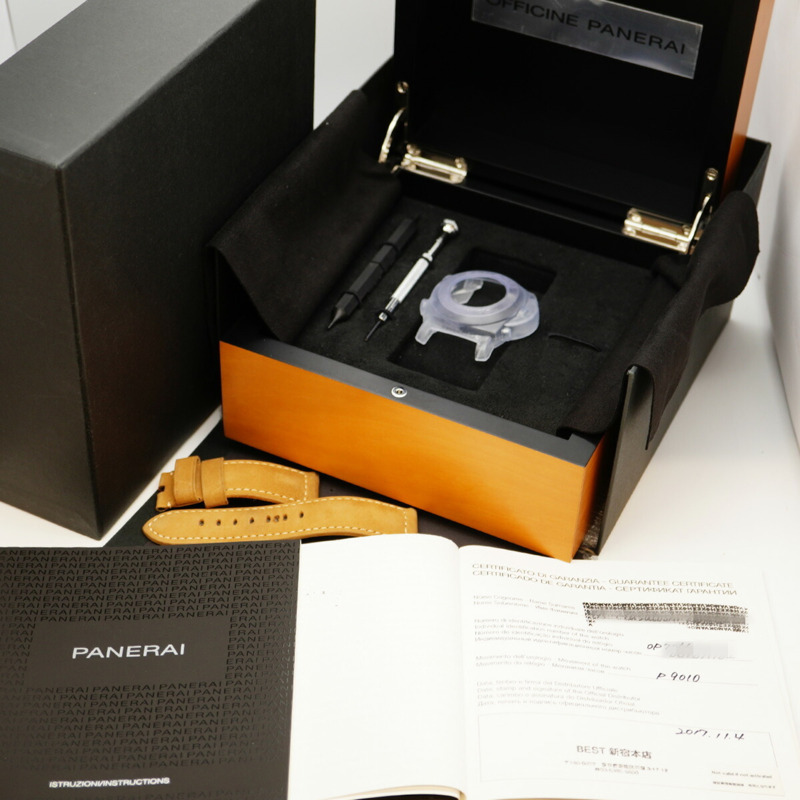 沛納海 Luminor Marina PAM01499 白色錶盤男士腕錶-8