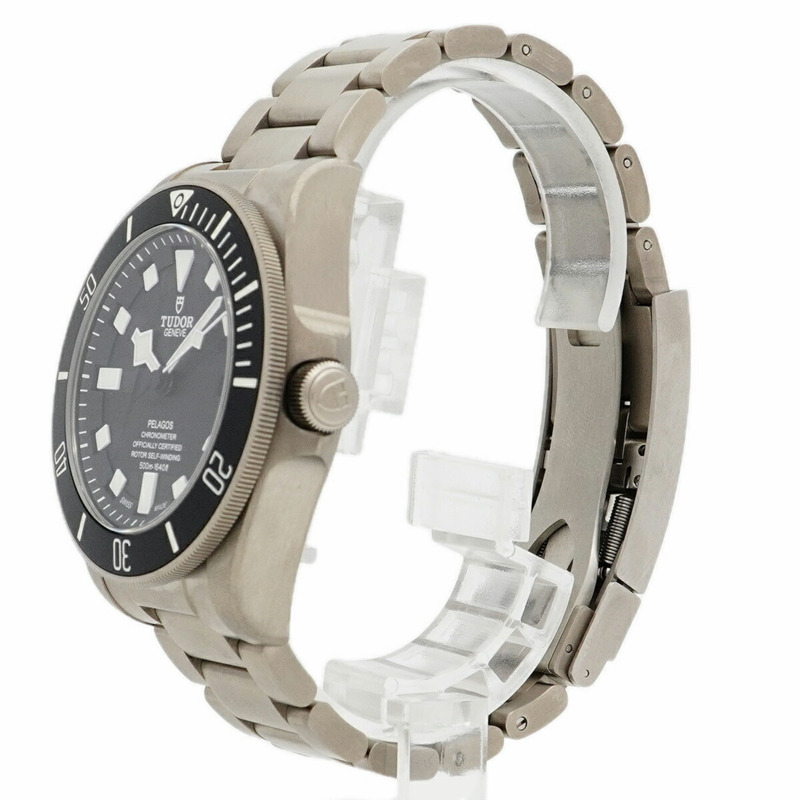 帝舵 Pelagos 25600TN 黑色錶盤男士腕錶-1