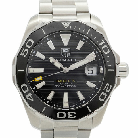 Tag Heuer Aquaracer WAY211A 黑色錶盤男士手錶