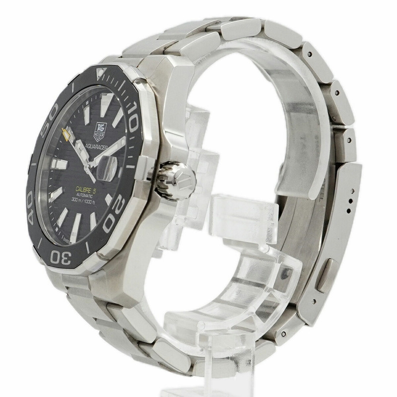 Tag Heuer Aquaracer WAY211A 黑色錶盤男士手錶-1