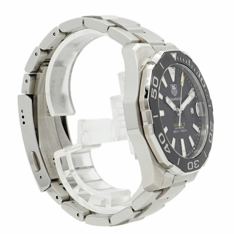 Tag Heuer Aquaracer WAY211A 黑色錶盤男士手錶-2