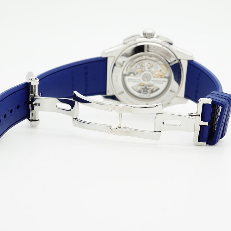 Zenith El Primero Stratos Flyback 03.2067.405 51.R514 海軍藍錶盤男士手錶-3